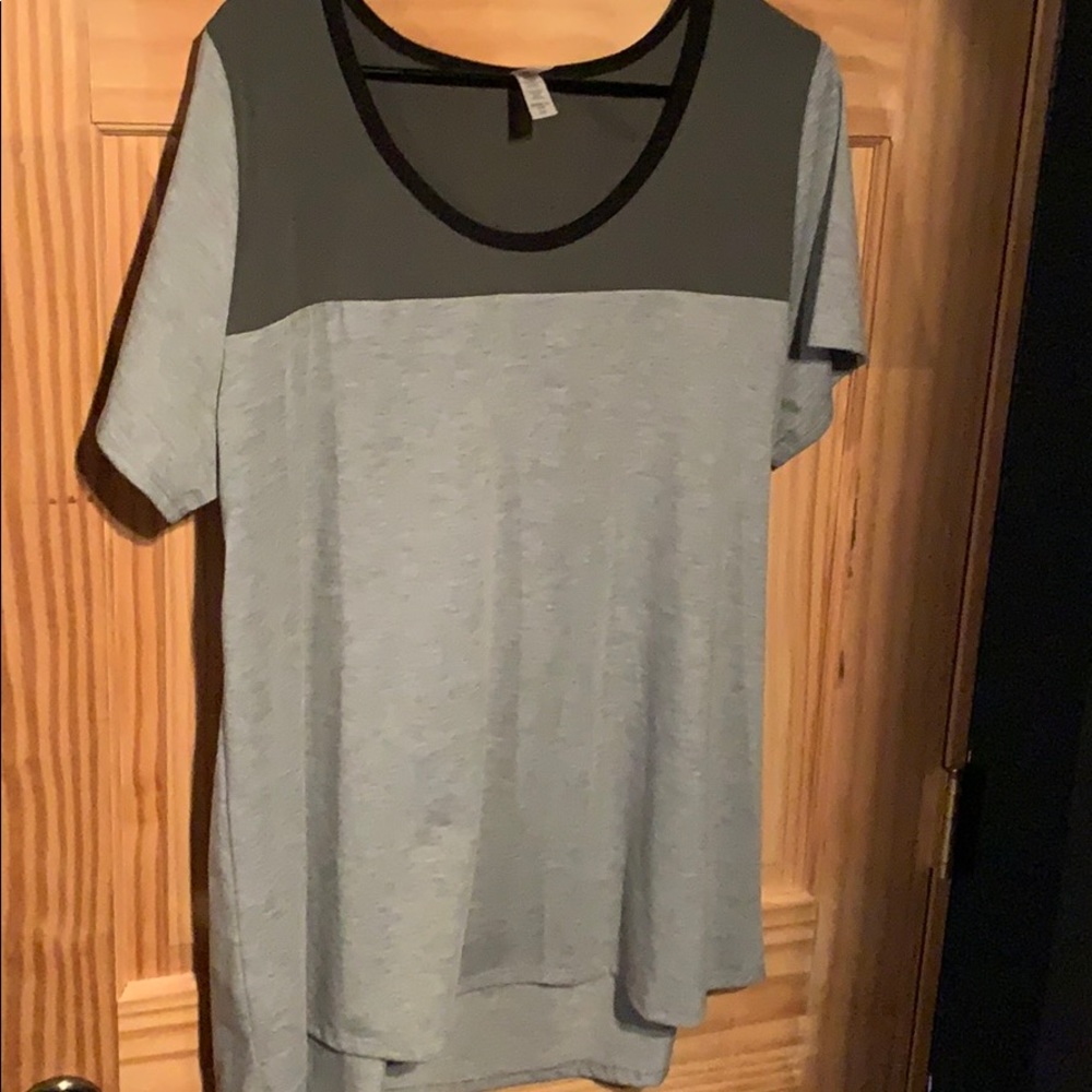 2xl lularoe classic grey black and olive